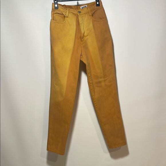 Vibrant Yellow Straight Leg Pants with High Waist - Picture 2 of 12